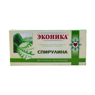 Фітосвічки з екстрактом спіруліни еконіка 10 свічок