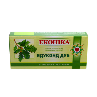 Фітосвічки з екстрактом дуба еконіка 10 свічок
