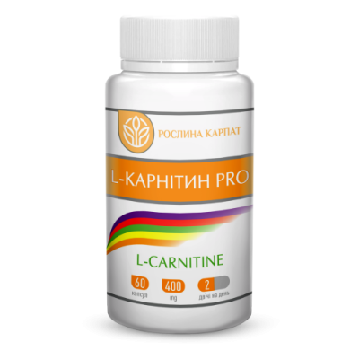 L- Карнітин Pro 60 капс. Рослина Карпат 