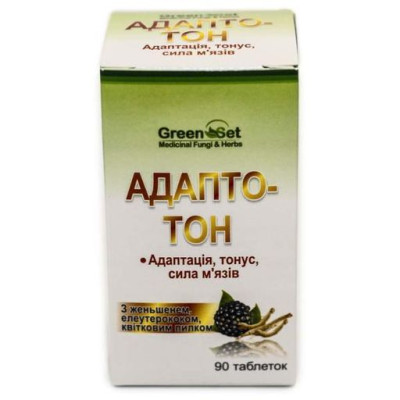 Адапто-тон (адаптація, тонус, сила м'язів)  90 таблеток