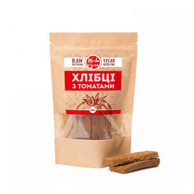 Хлібці Жива кухня "з томатами"  100 г