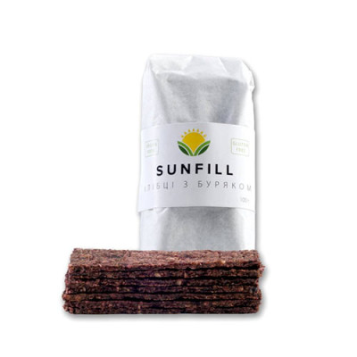 Хлібці Sunfill З БУРЯКОМ 100 г