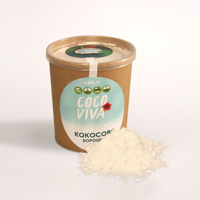 Борошно безглютенове кокосове 450 г