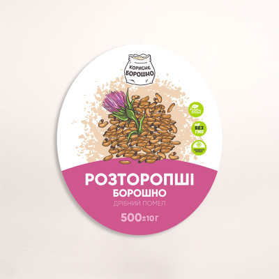 Борошно безглютенове розторопши 500 г