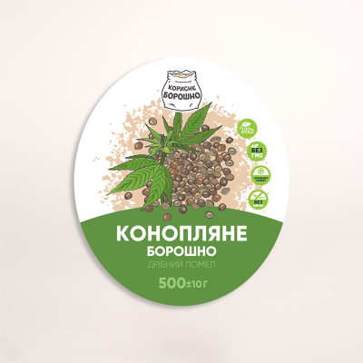 Борошно безглютенове конопляне 500 г