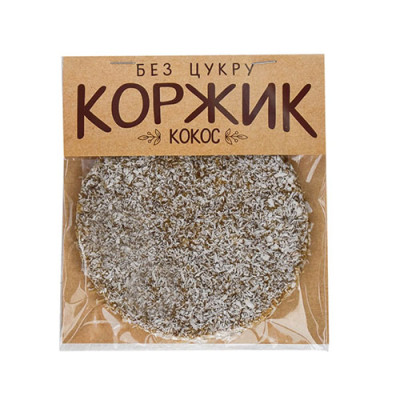 Корисний батончик Коржик Кокос 45 г