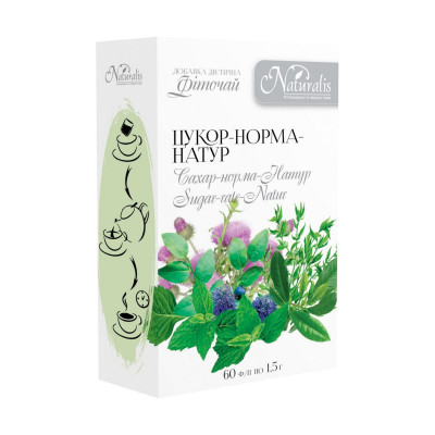 Цукор-норма-натур Naturalis 60ф/п*1,5 г