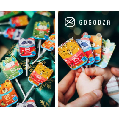 Льодяники без цукру Goodza  звірята 10г