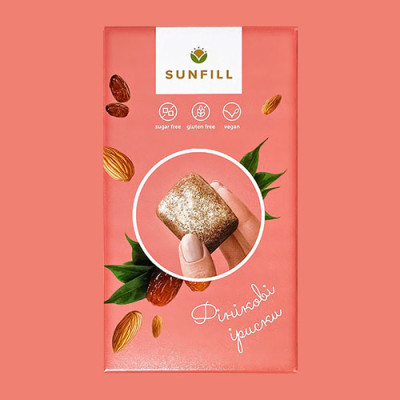 Фінікові іриски sunfill  150 г