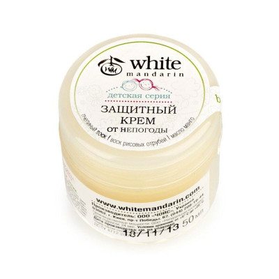 Дитячий крем захисний від негоди White Mandarin 50 мл
