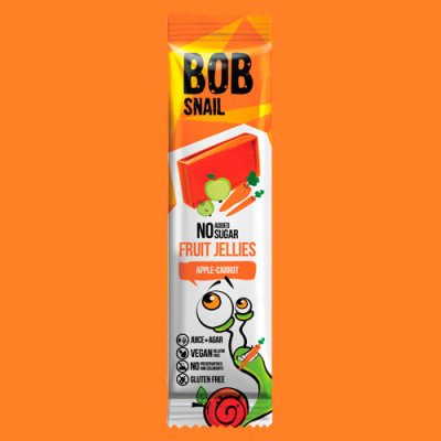 Мармелад натуральний Bob snail Яблуко – Морква 38 г
