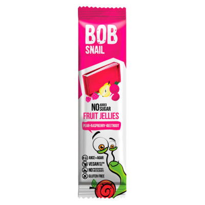 Мармелад натуральний Bob snail Груша-Малина-Буряк 38 г