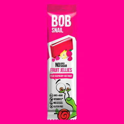 Мармелад натуральний Bob snail Груша-Малина-Буряк 38 г